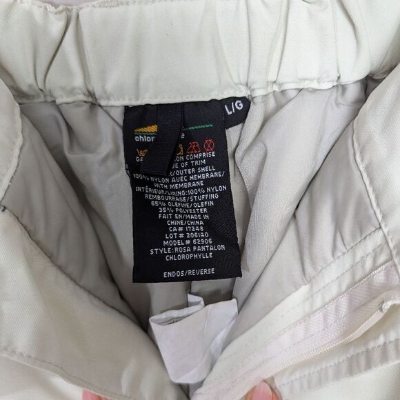 Chlorophyll snow pants, cream and black size large - Picture 9 of 9